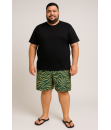 Short Estampado Elastano Plus Size Grande Bermuda praia Verde